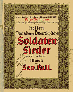 1913/14 - (Vor)Kriegsjahre in der Operette