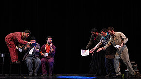 „Magst du Oliven?“ Szenenabend mit Studierenden von Georg Leskovich