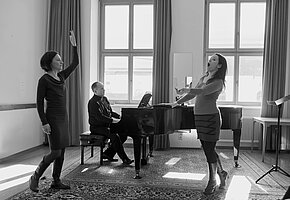 Gesangsunterricht an der MUK, aufgenommen von Wolfgang Simlinger