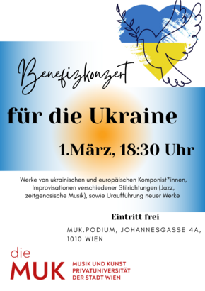 Benefizkonzert für die Ukraine (mit LIVE-STREAM)