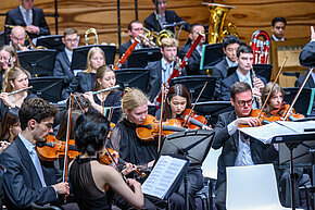 MUK.sinfonieorchester im MuTh, aufgenommen von Wolfgang Simlinger