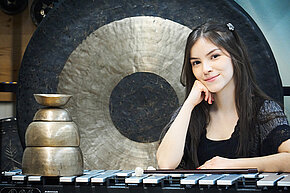 „Start up!“ Laura Gutiérrez Cordero und Aljoša Marko, Perkussion