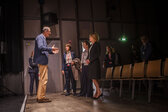 A. Mailath-Pokorny mit Elke Büdenbender und Doris Schmidauer im MUK.theater, aufgenommen von HBF/Paul Kulec