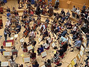 Probenfoto von Concerto Köln mit Kent Nagano © Concerto Köln