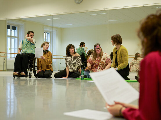 Probensituation bei JETZT! 2024/25. Foto © Tommy Hetzel/BURG 