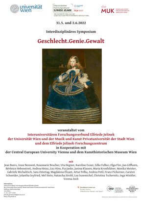 Interdisziplinäres Symposium: Geschlecht.Genie.Gewalt