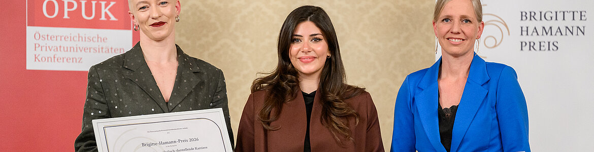 Die Preisträgerinnen des Brigitte-Hamann-Preises der ÖPUK 2026: