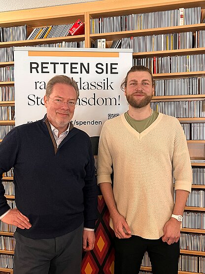 Andreas Stoehr und Simeon Ohlsen bei aufgemukt! c MUK