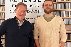 Andreas Stoehr und Simeon Ohlsen bei aufgemukt! c MUK