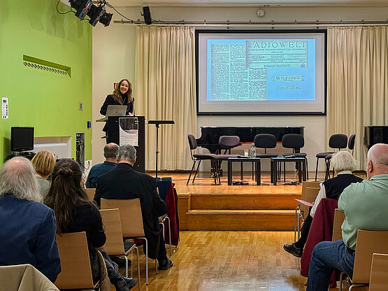 Fachtagung: Speaker Susana Zapke (MUK). Foto © Pauline Petri