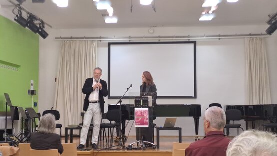 MUK-Profesor*innen Andreas Stoeht und Susana Zapke