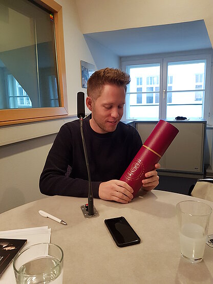 Markus Freistätter bei Marion Eigl im Studio