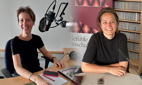 Marion Eigl und Alex. Riener im Radio Klassik-Studio