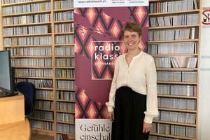 Wiebke Rademacher im Radio Klassik-Studio © Marion Eigl