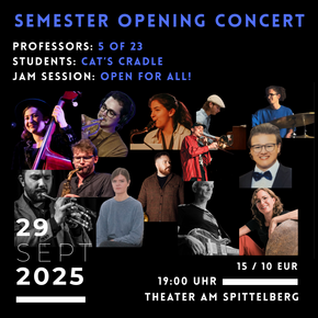 Presenting MUK Jazz-Institute: Semester Opening Concert