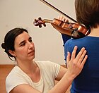 Porträt von Gudrun Waldek, aufgenommen von Peter Lindner