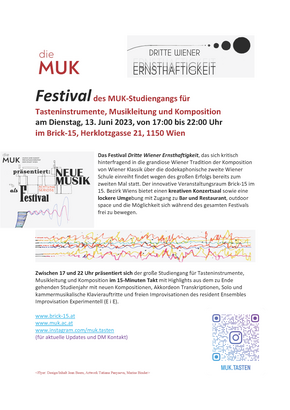 Festival „Dritte Wiener Ernsthaftigkeit“ 2023