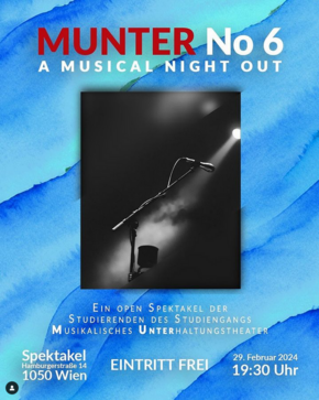 MUNTER No 6 - A Musical Night Out