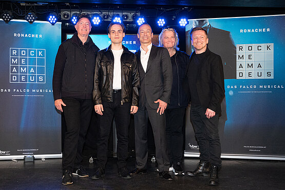 Ferdi Bolland, Moritz Mausser, Christian Struppeck, Rob Bolland, Andreas Gergen © Stefanie J. Steindl