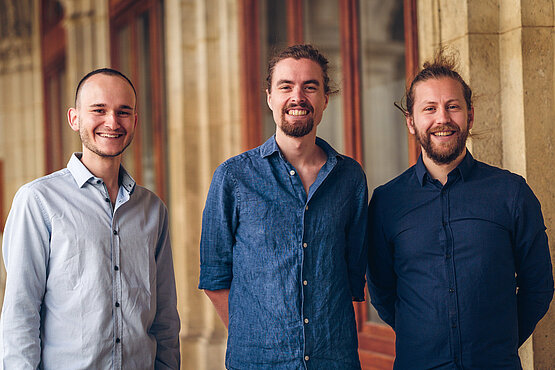 Full Crimp (v.l.n.r.: Florian Reider, Silas Isenmann, Florian Lukas) © Michael Marginter