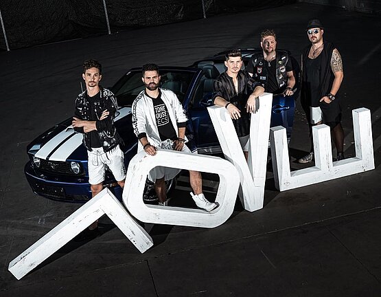 Christoph Skuk (g.l.) und Stockhiatla @ Stockhiatla