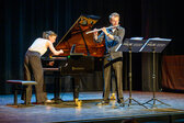 KUG: Gregory Chalier (Flöte) und Milica Zakić (Klavier) © W. Simlinger