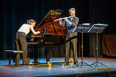 KUG: Gregory Chalier (Flöte) und Milica Zakić (Klavier) © W. Simlinger