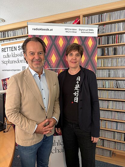 Dekan Arno Steinwider und Dekanin Karoline Exner © MUK