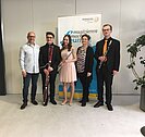 Harald Haslinger (Ensembleleitung, Musikschule Krems), Alexander Sengstschmid, Verena Dorn, Edina Vamy-May (Musikschulverband Maria Anzbach-Eichgraben), Sebastian Neulinger