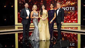 V.l.n.r.: Clemens Unterreiner, Lidia Baich, Leona König, Rebecca Horner, Alfons Haider © ORF/Roman Zach-Kiesling