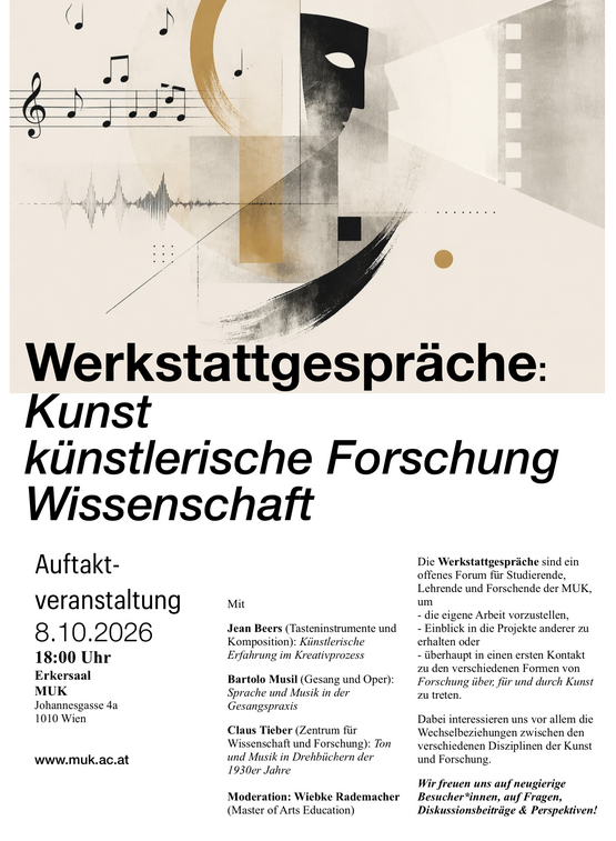 Plakat Werkstättengespräche
