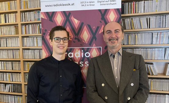 Matous Marek und Jura Margulis im Radio Klassik-Studio